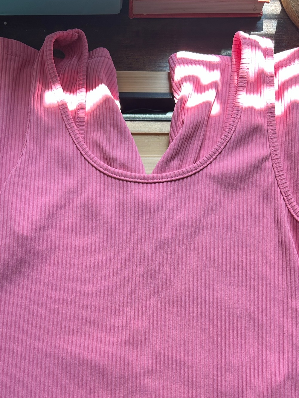 Ribbed Rompers - 3 pack! Pink, Green & Gray - Picture 3 of 4